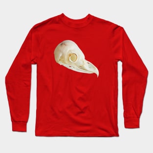 Side view of a Barn Owl skull Long Sleeve T-Shirt